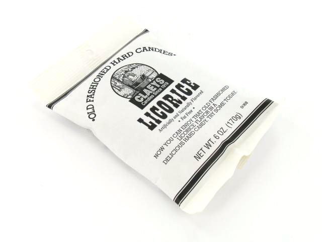 Candy Drops - licorice - 6 oz bag