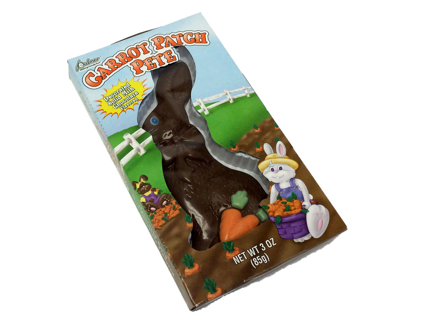 Carrot Patch Pete Chocolate Bunny - 3 oz
