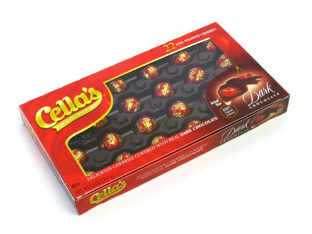 Cella's Dark Chocolate Covered Cherries - 11 oz gift box