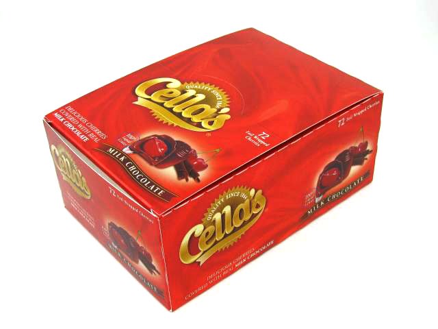 Cella's Milk Chocolate Covered Cherries - box of 72