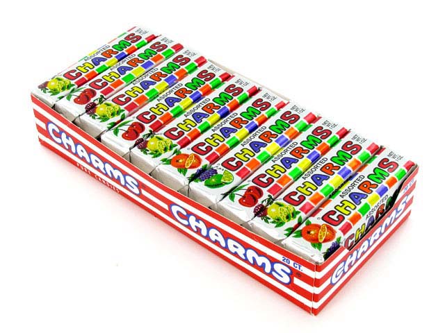 Charms Assorted Squares - 1 oz Roll - box of 20