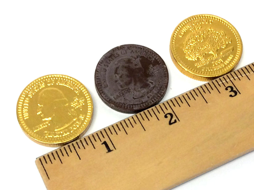 Chocolate Gold Coins - US Quarter | OldTimeCandy.com