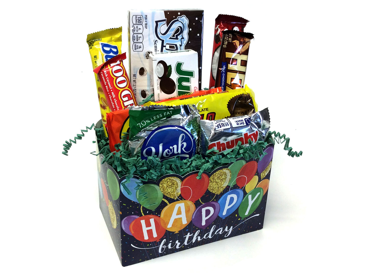 Chocolate Lovers Gift Box - Happy Birthday (unwrapped)