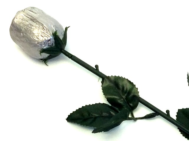 Silver Chocolate Rose