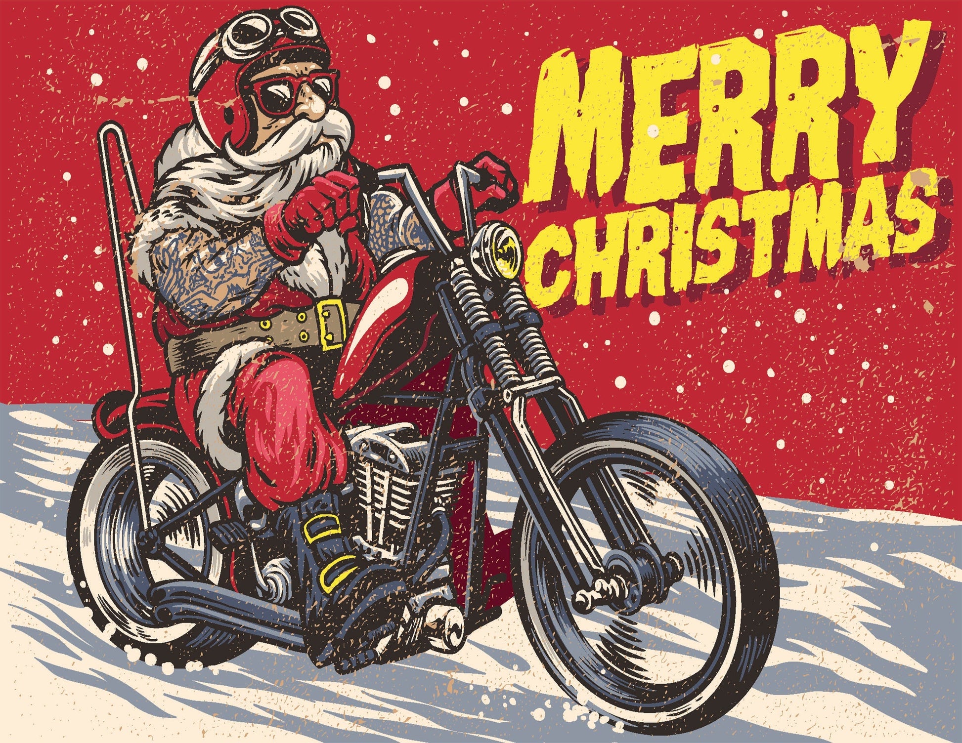Christmas Decade Gift Box - Christmas Biker