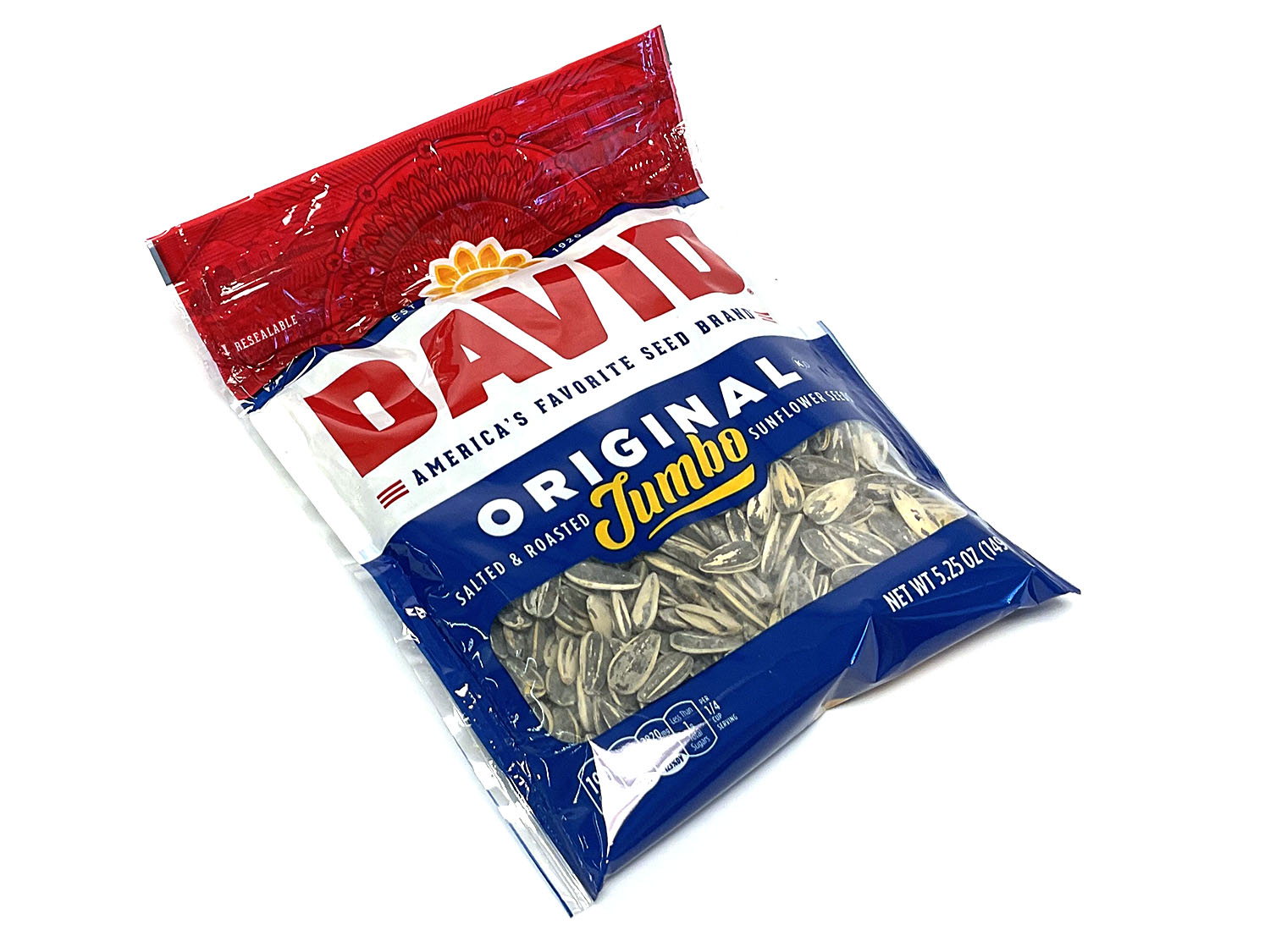 David Sunflower Seeds - Original - 5.25 oz bag