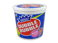 Dubble Bubble Gum - Short Twist Wrap - plastic tub of 300
