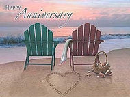 Happy Anniversary Card - Ebb and Flow