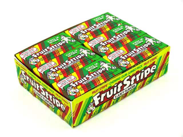 Fruit Stripe Gum - box of 12 packs