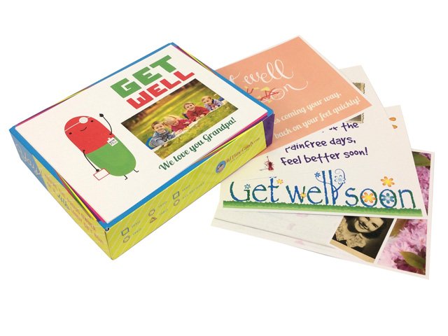 Personalized Get Well Soon Box Tops