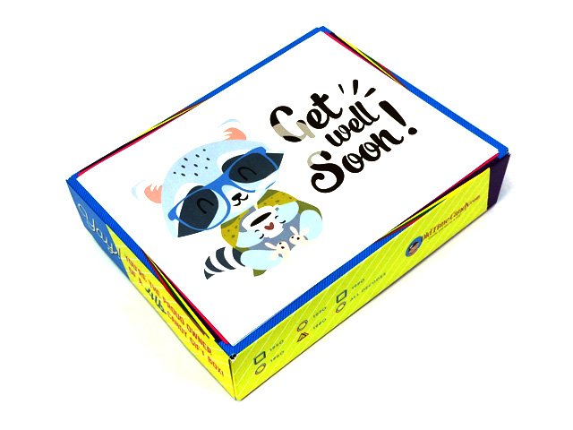Get Well Soon Decade Gift Box - Raccoon