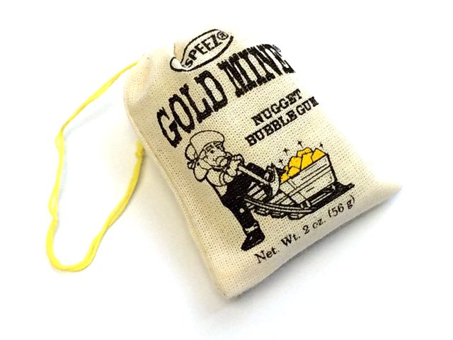 Gold Mine Bubble Gum - 2 oz bag