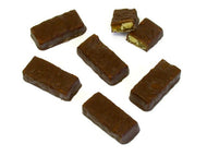 Goldenberg's Peanut Chews - milk chocolatety - unwrapped