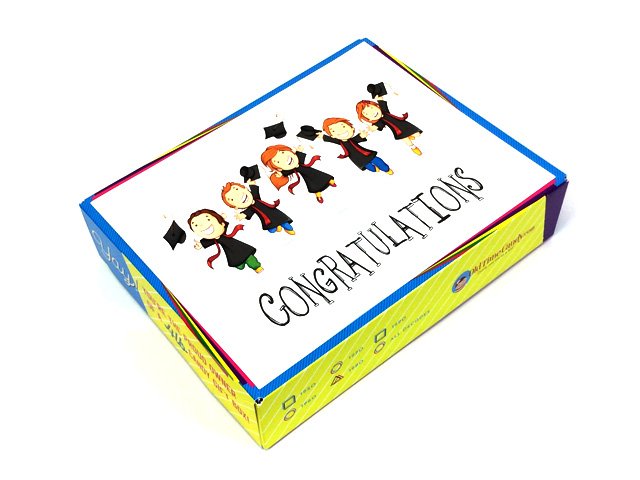 Graduation Decade Candy Gift Box - Happy Caps