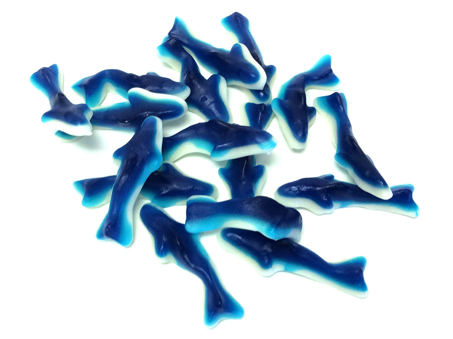 Gummi Blue Sharks - Bulk 3 lb bag