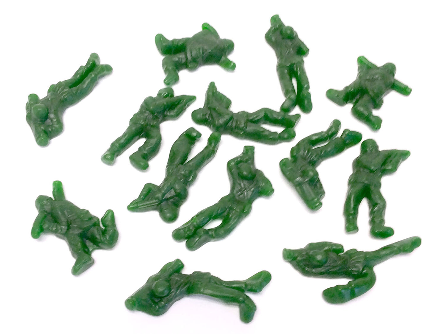 Gummi Green Army Soldiers - bulk 2 lb bag
