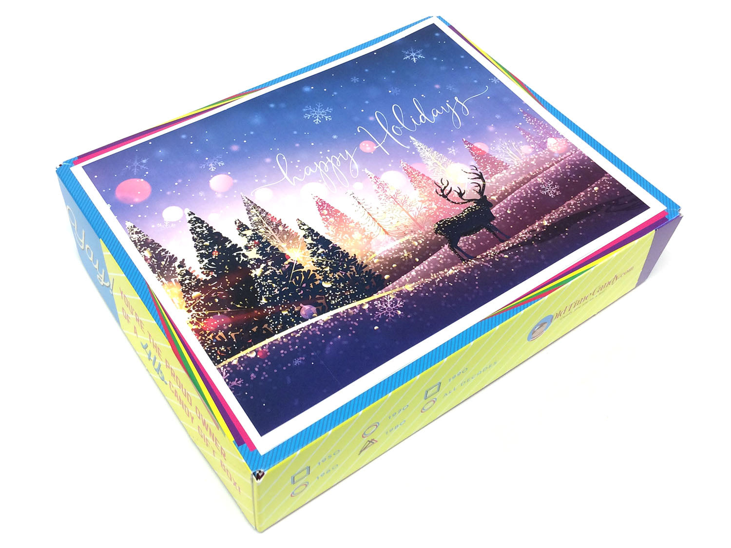 Happy Holidays Decade Gift Box - Deer in the Forest