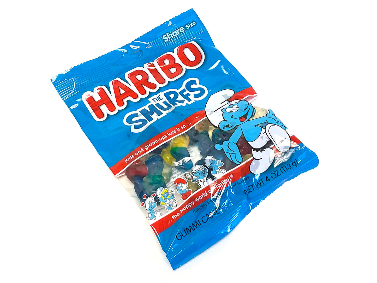 Haribo Smurfs Gummies - 4 oz bag