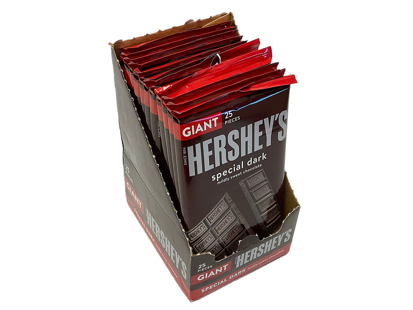 Hershey's Giant 7.56 oz Special Dark Chocolate Bar - display box of 12