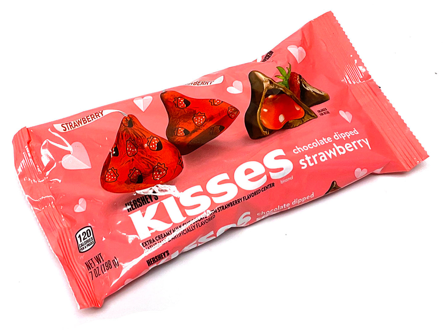 Hershey's Kisses - Chocolate Dipped Strawberry - 7 oz bag