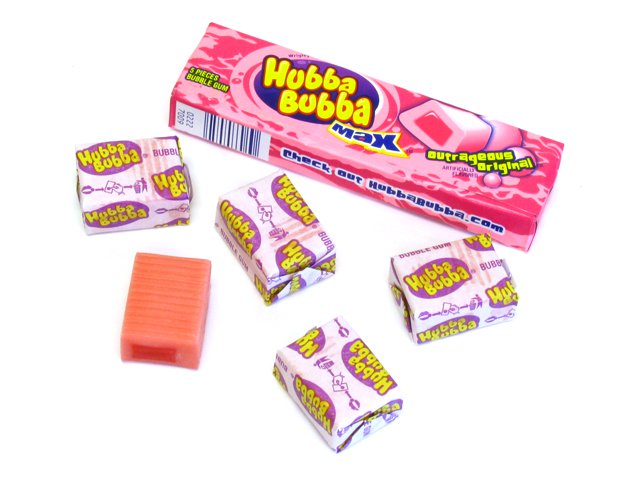 Hubba Bubba Bubble Gum Original - open