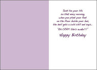 Birthday Card - Instead of Worrying