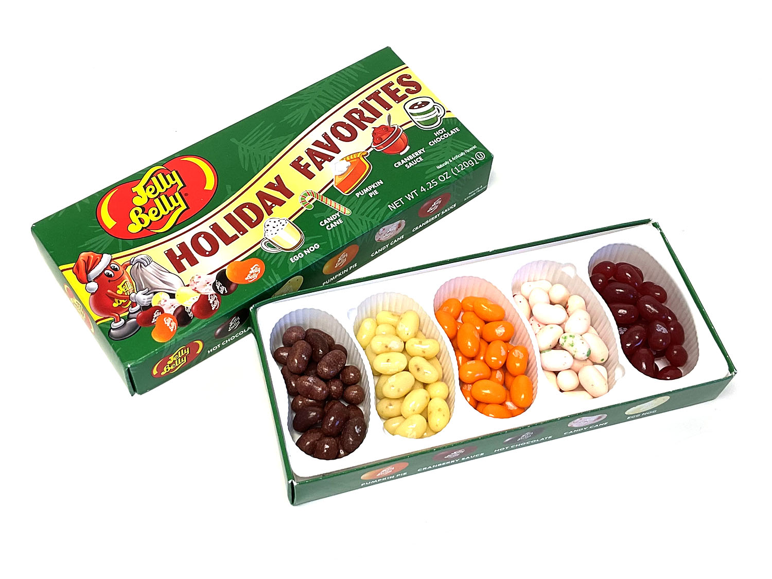 Jelly Belly Holiday Favorites Five Flavor Gift Box - 4.25 Ounces