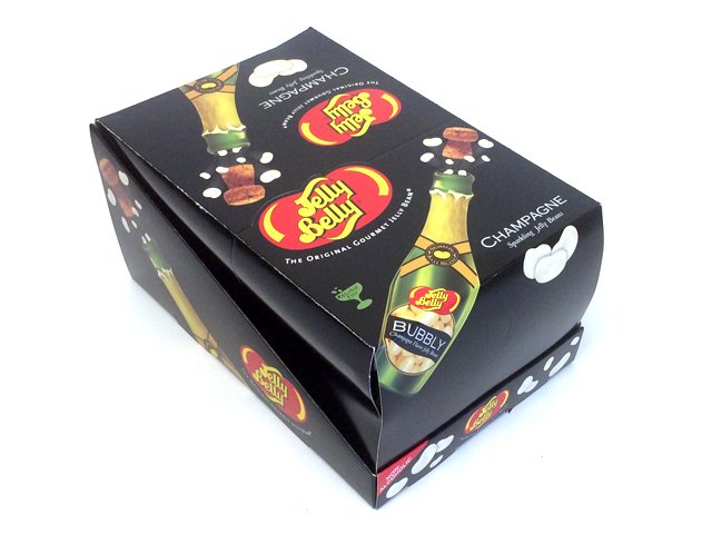 Jelly Belly Champagne Bottles - 1.5 oz - box of 24