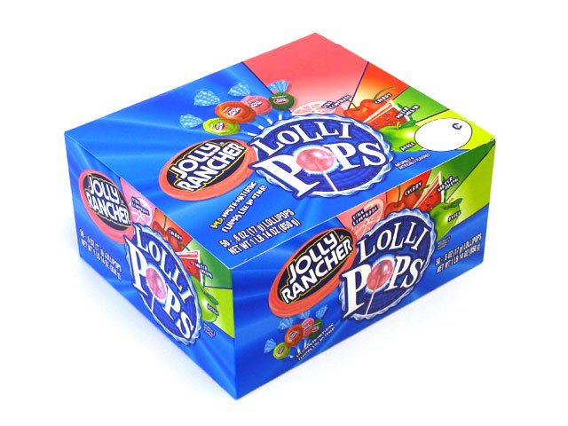 Jolly Rancher Lollipops - box of 50