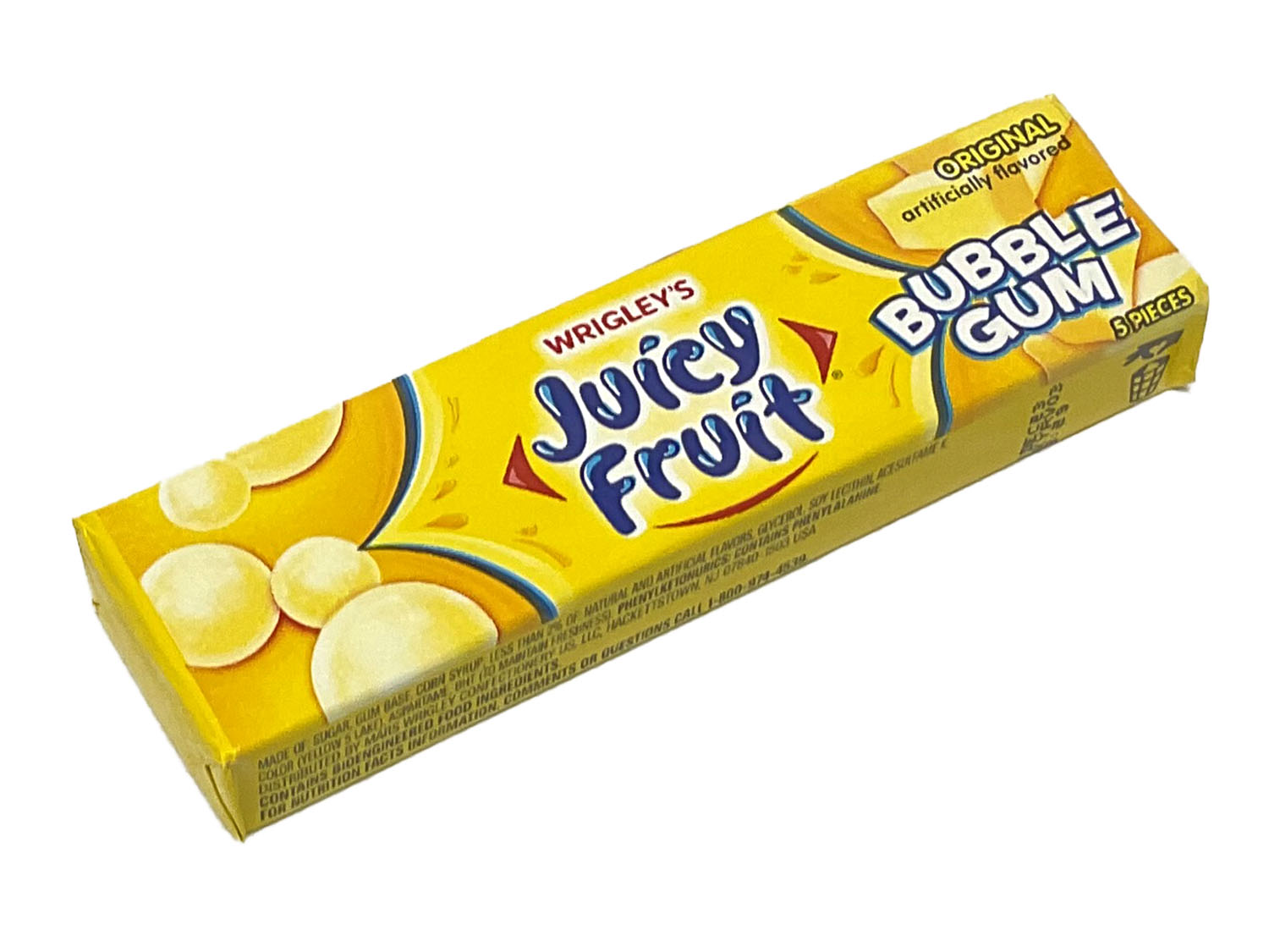 Juicy Fruit Bubble Gum - 1.41 oz Pack