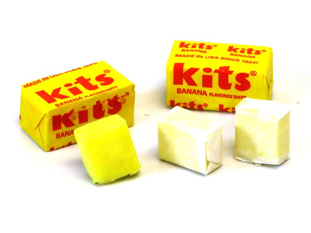 Kits Taffy - Banana - Bulk 3 lb bag