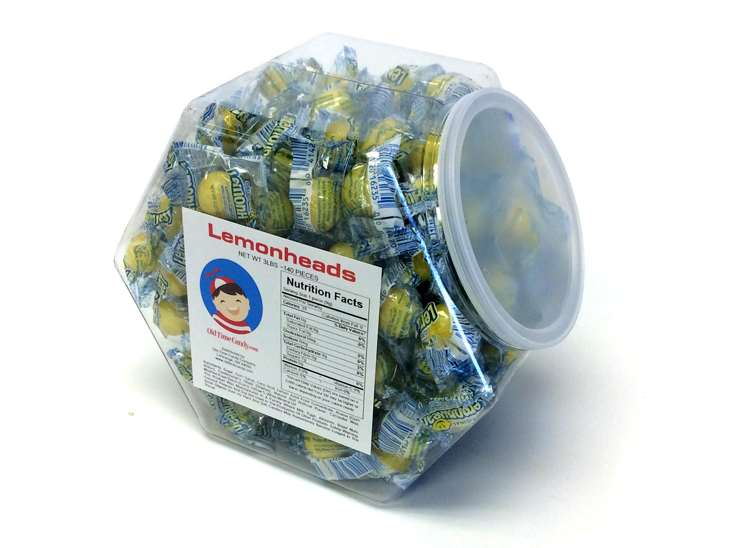Lemonheads - 3 lb Plastic Tub (140 ct)