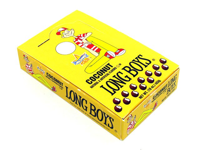 Long Boys - Coconut - box of 48