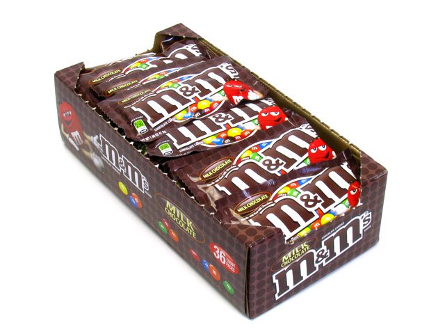 m&m package