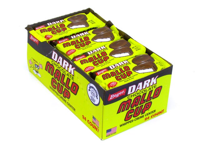 Mallo Cups Dark - 1.5 oz 2-pack - box of 24 - open