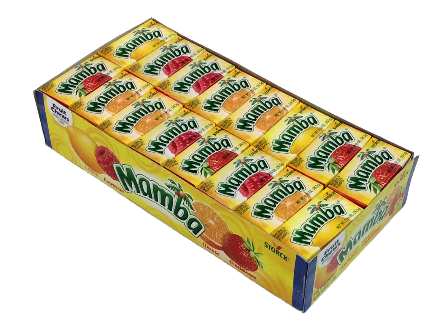 Mamba Fruit Chews - 0.93 oz roll - box of 48