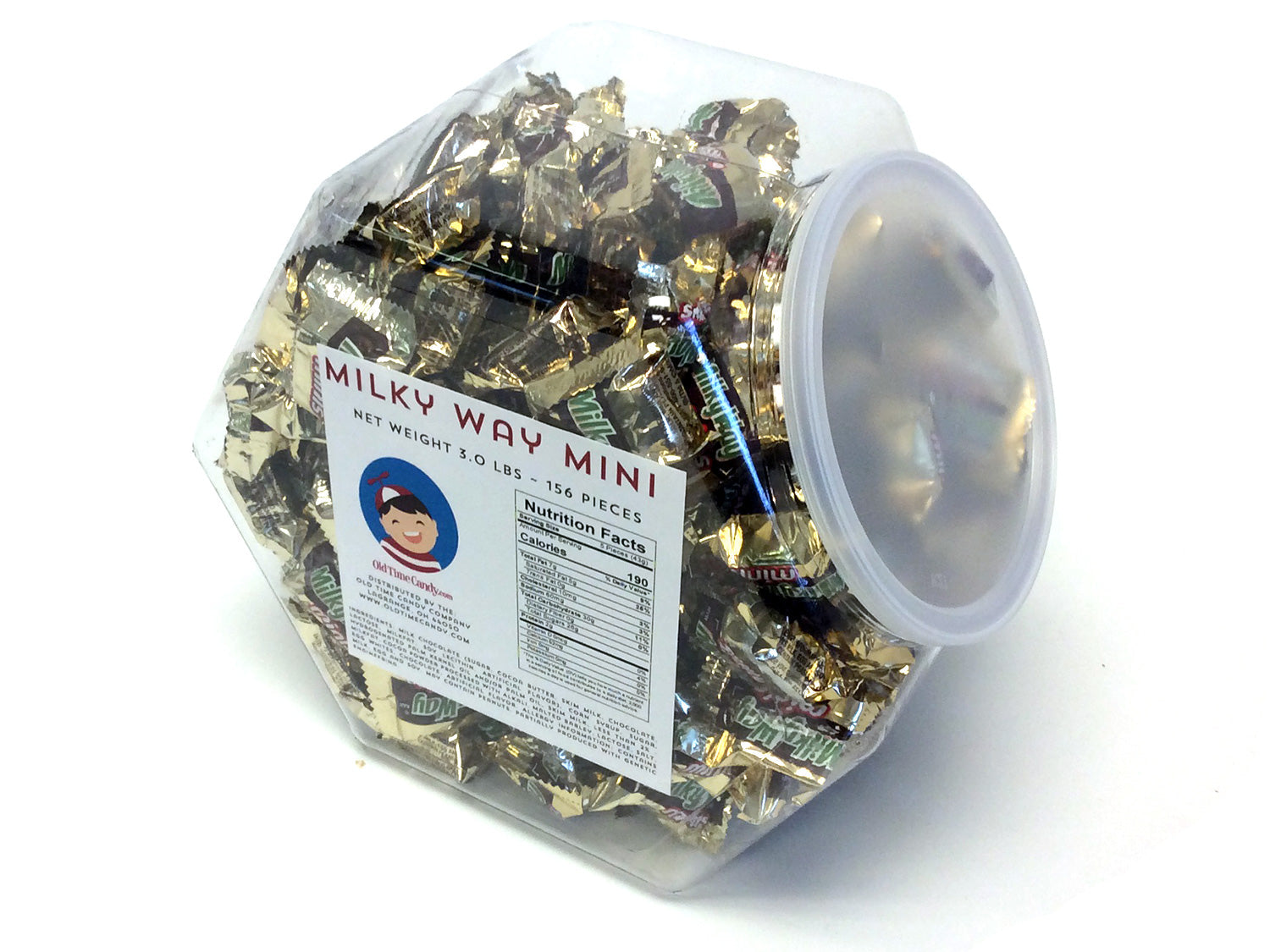 Milky Way Mini Bars - 3 lb Plastic Tub (156 ct)