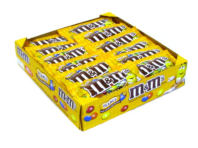 M Ms Peanut Chocolate Candies 1.74 Oz Box Of 48 - Office Depot