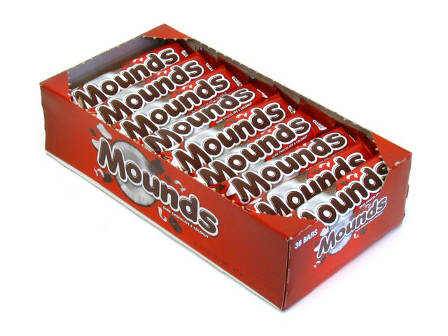 Mounds - 1.75 oz bar - box of 36 open