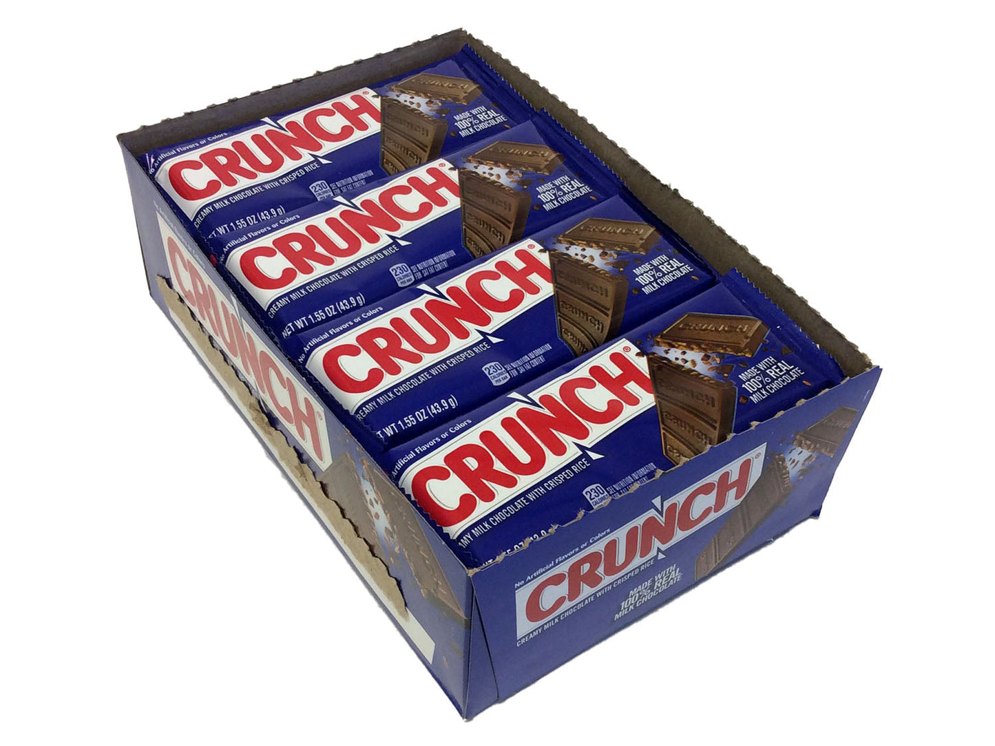 Nestle Crunch - 1.55 oz bar - box of 36 open