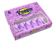Peeps Lavender Marshmallow Chicks - 1.5 oz box of 10