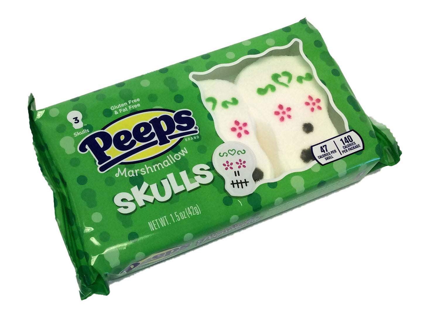 Peeps Marshmallow Skulls - pack of 3