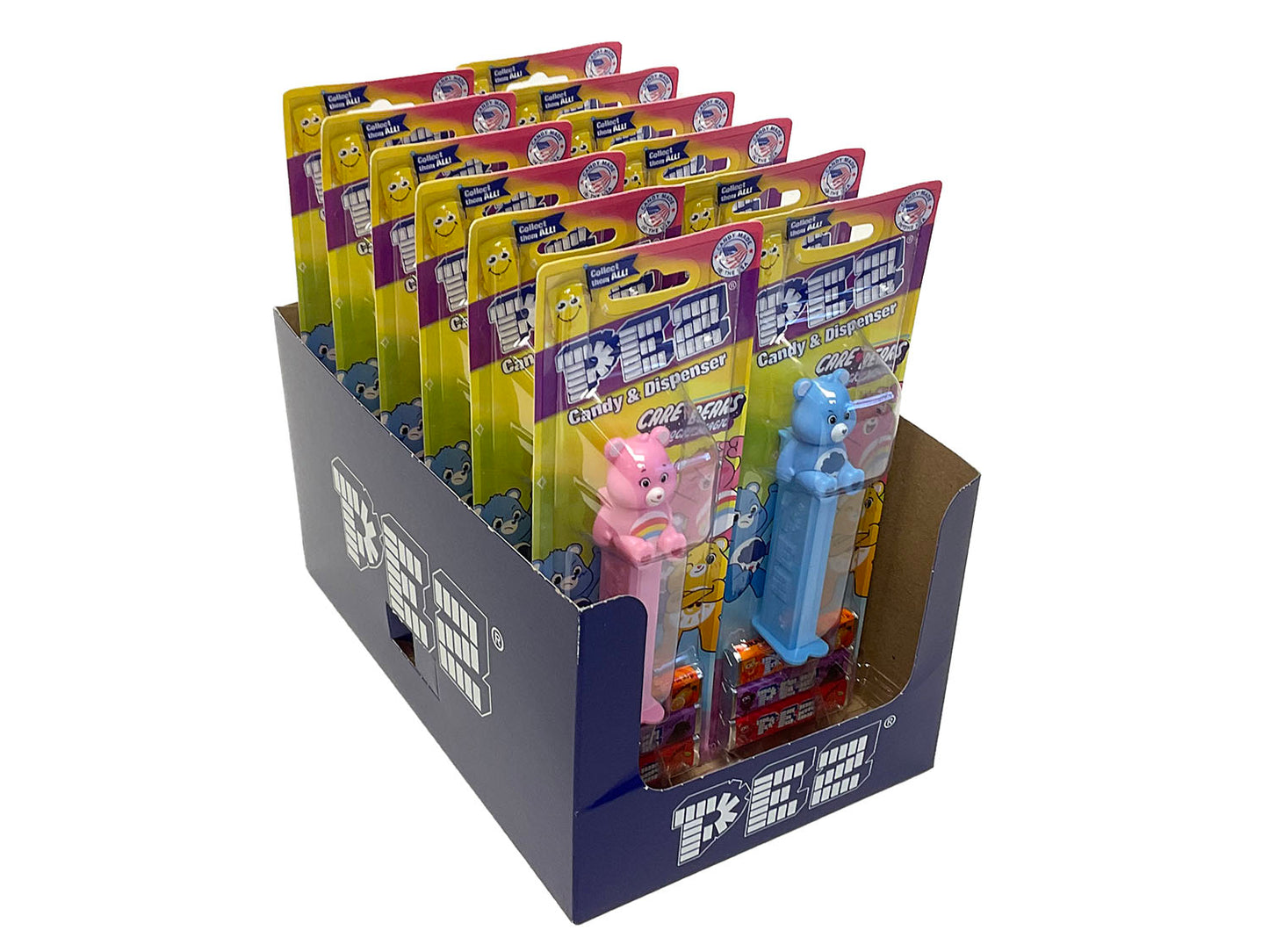 Pez Dispenser - Care Bears - display box of 12 assorted