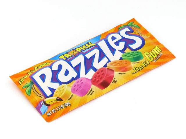 Razzles Tropical - 1.4 oz pkg