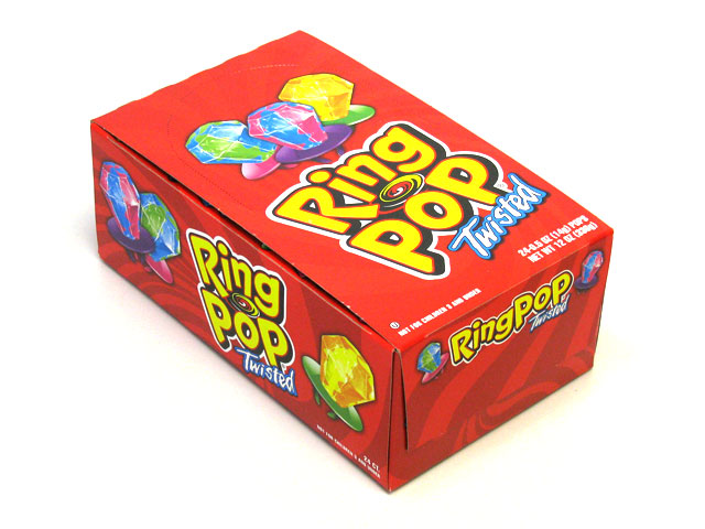 Ring Pops Twisted - box of 24