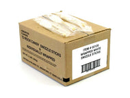 Rock Candy Swizzle Sticks - white - wrapped - box of 72