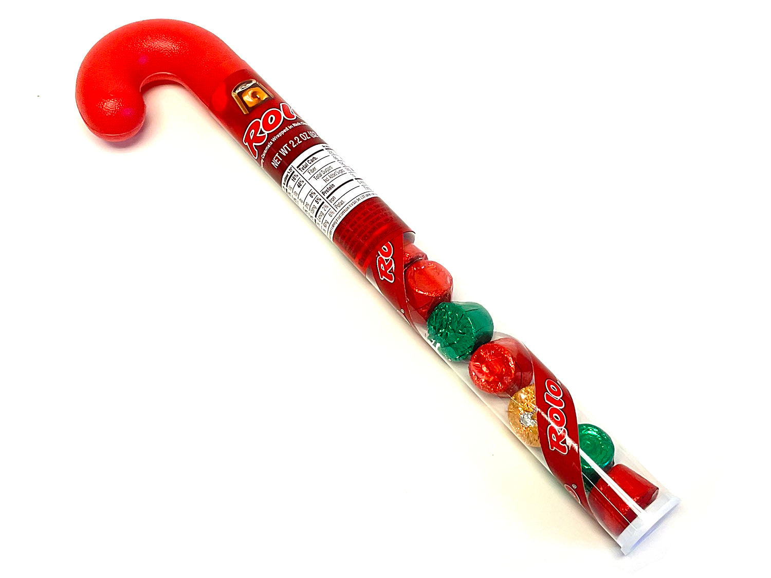 Candy Cane filled with Rolo - 2.2 oz 12 inch