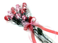 Chocolate Roses Bouquet - red and pink