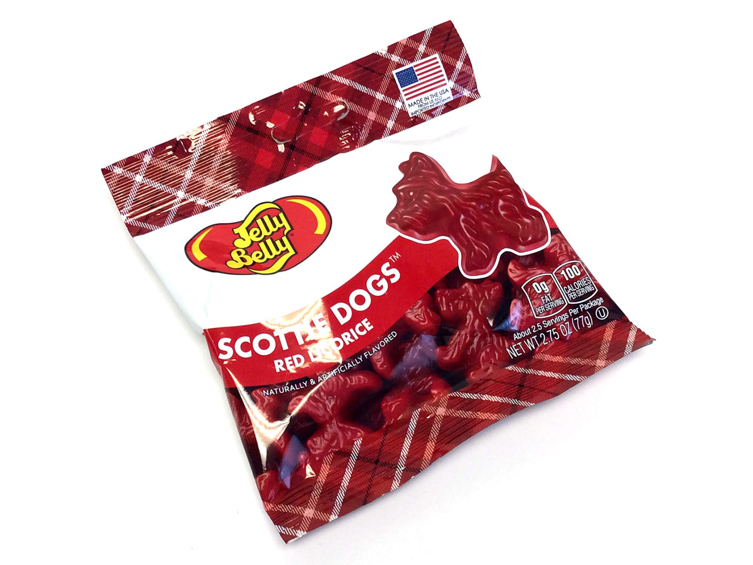Scottie Dogs - Red Licorice - 2.75 oz bag