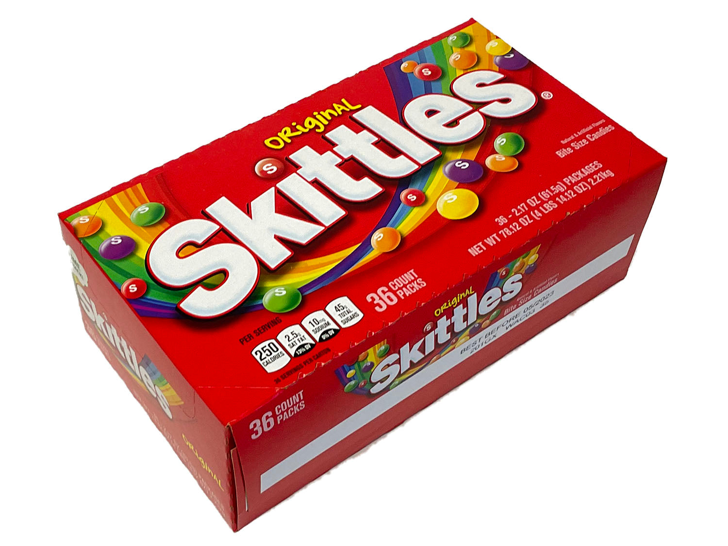Skittles Original - 2.17 oz pkg - box of 36